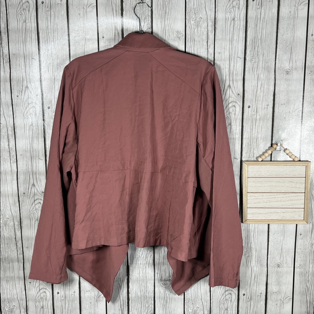 Torrid Twill Drape Front Jacket Size 3 - Picture 12 of 16